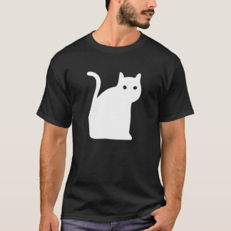 ハロウィーン猫の座ってレンディ美学 Tシャツ