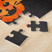 ハロウィーン猫の死神 ジグソーパズル (側面)