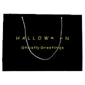 ハロウィーン猫の目 ラージペーパーバッグ (裏面)