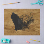 ハロウィーン猫ティッシュペーパー 薄葉紙 (クラフト)