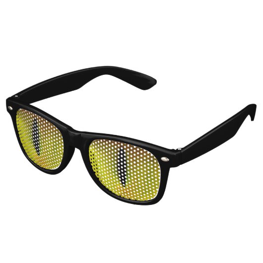 ハロウィーン猫メガネ レトロサングラス (アングル)