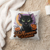 ハロウィーン猫好き クッション (ブランケット)