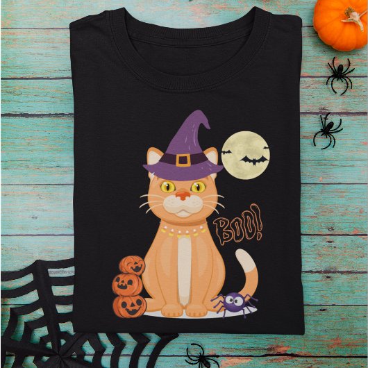 ハロウィーン猫好き Tシャツ