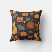 ハロウィーン猫枕 クッション (裏面)