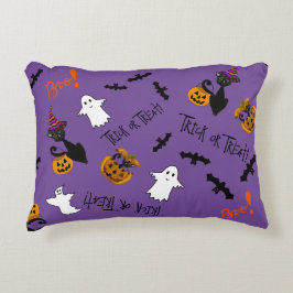 ハロウィーン猫、こうもり、幽霊 アクセントクッション