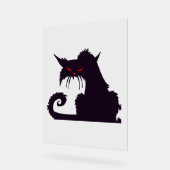 ハロウィーン猫 アクリルサイン (傾斜)