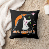ハロウィーン猫 クッション (ブランケット)