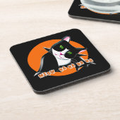 ハロウィーン猫 コースター (左側)