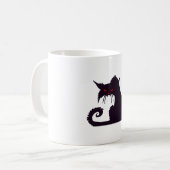 ハロウィーン猫 コーヒーマグカップ (正面左)