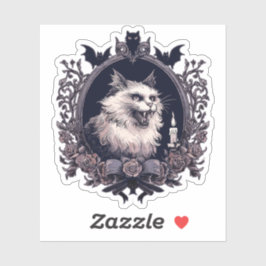 ハロウィーン猫 シール