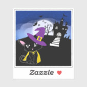 ハロウィーン猫 シール (シート)