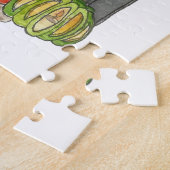 ハロウィーン猫 ジグソーパズル (側面)