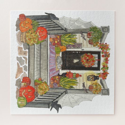 ハロウィーン猫 ジグソーパズル (横)