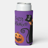 ハロウィーン猫 スリム缶クーラー (Seltzer裏面)