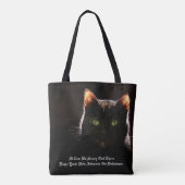 ハロウィーン猫 トートバッグ (裏面)