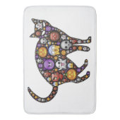 ハロウィーン猫 バスマット (正面縦)