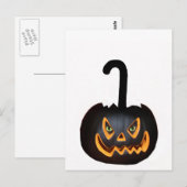 ハロウィーン猫 ポストカード (正面/裏面)