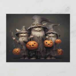 ハロウィーン猫 ポストカード