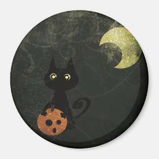 ハロウィーン猫 マグネット