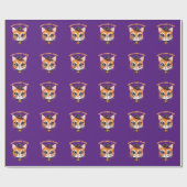 ハロウィーン猫 ラッピングペーパー (フラット)