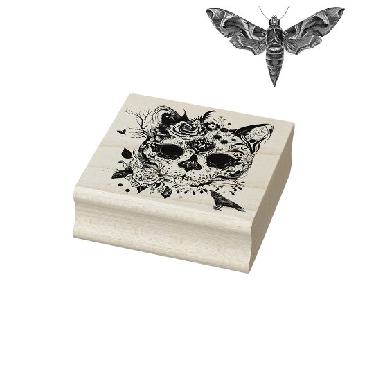 ハロウィーン猫 ラバースタンプ