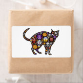 ハロウィーン猫 ラベル (インサイチュ)