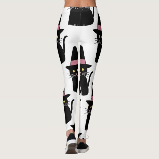 ハロウィーン猫 レギンス (裏面)