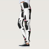 ハロウィーン猫 レギンス (左)