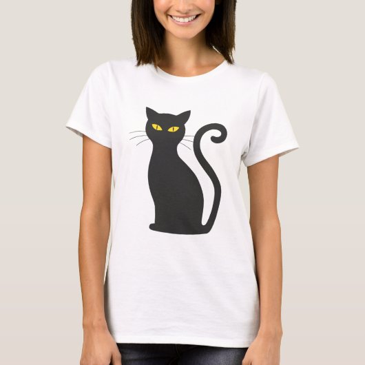 ハロウィーン猫 Tシャツ (正面)