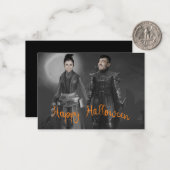 ハロウィーン王と闇の女王 ノートカード (正面/裏面インサイチュ)