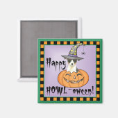 ハロウィーン玩具キツネテリアマグネット マグネット (正面/裏面)