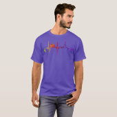 ハロウィーン生命線の少女 Tシャツ (正面フル)