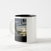 ハロウィーン用おもしろい ツートーンマグカップ (正面左)