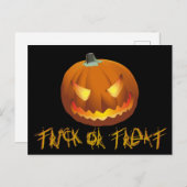 ハロウィーン用かぼちゃ6 シーズンポストカード (正面/裏面)