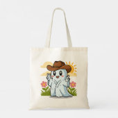 ハロウィーン用かわいいカウボーイGhCutostおもしろい装飾 トートバッグ (裏面)