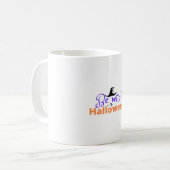 ハロウィーン用のハロウィンシャツに魔女になる コーヒーマグカップ (正面左)