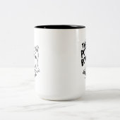 ハロウィーン用のポーション本 ツートーンマグカップ (中央)