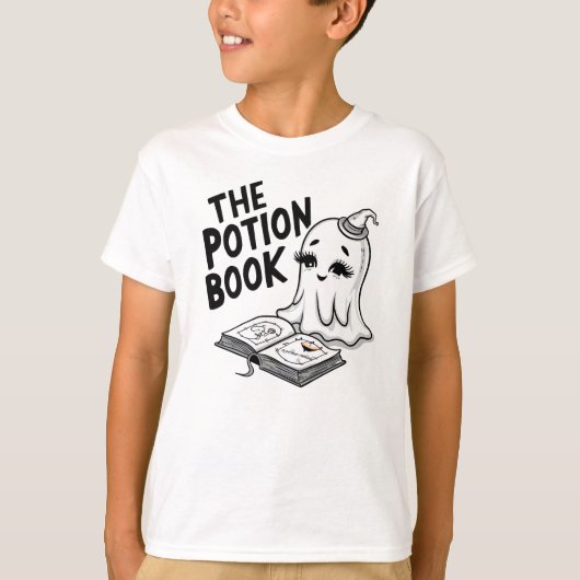 ハロウィーン用のポーション本 Tシャツ (正面)