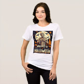 ハロウィーン用のミイラ解きシャツ トライブレンドＴシャツ (正面全面)