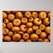 ハロウィーン用の小さなカボチャ ポスター (正面)