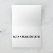 ハロウィーン用の幽霊コメディアン シーズンカード (内部)