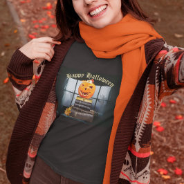 ハロウィーン用の怖い本 Tシャツ