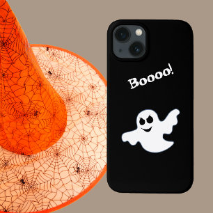 ハロウィーン用の恐ろしいかわいい白幽霊 iPhone 13ケース