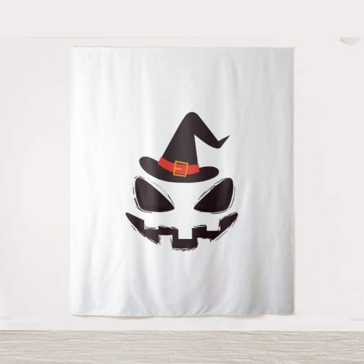 ハロウィーン用の魔女ハロウィンシャツ タペストリー (正面)