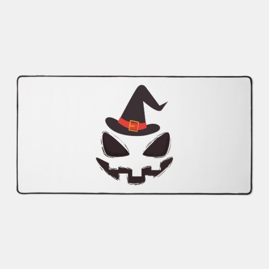 ハロウィーン用の魔女ハロウィンシャツ デスクマット (正面)