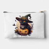 ハロウィーン用の魔猫 アクセサリーポーチ (裏面)