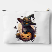 ハロウィーン用の魔猫 アクセサリーポーチ (裏面)
