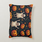 ハロウィーン用カボチャ幽霊 アクセントクッション (裏面(縦))