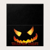 ハロウィーン用カボチャ顔2 (外部フラット)