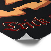 ハロウィーン用カボチャ顔 ポスター (角)